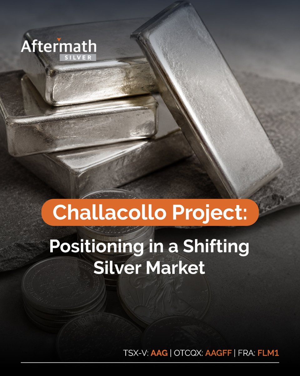 AftermathSilver's tweet photo. Global #silver industrial demand is projected to reach 639.6Moz, according to the Silver Institute.
Part of our silver portfolio, we're exploring the potential of the #ChallacolloProject's main Lolón vein. Learn more: https://t.co/kER5tWTx3K
🇨🇦 #AAG $AAG.V 🇺🇸 #AAGFF 🇩🇪 #FLM1 https://t.co/GjpZdXnCTd