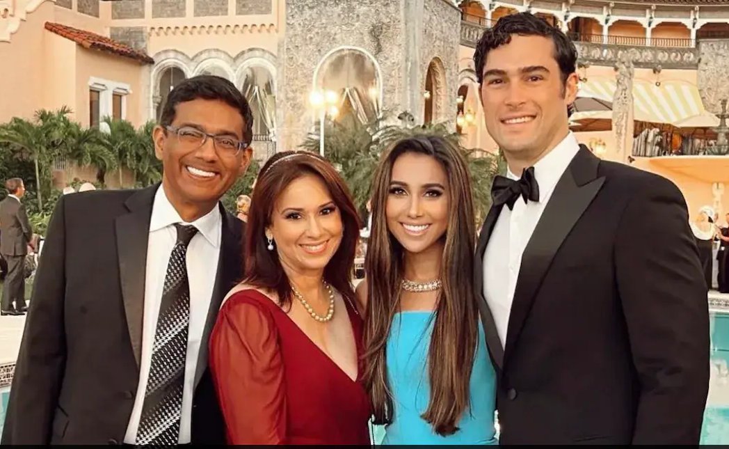 BadFoxGraphics's tweet photo. Not just ANY Indian wife — Dinesh D'Souza's daughter https://t.co/LTDnIKRFye