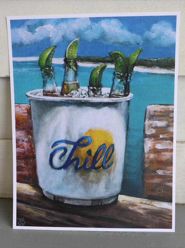 JulieKSchuler's tweet photo. Caribbean Still Life, Bucket of Beer
art print
Julie Schuler
https://t.co/kJORklmcXT
#painting #artprint #caribbean #beer #seascape #stilllifepainting https://t.co/JQqjbWvKlM