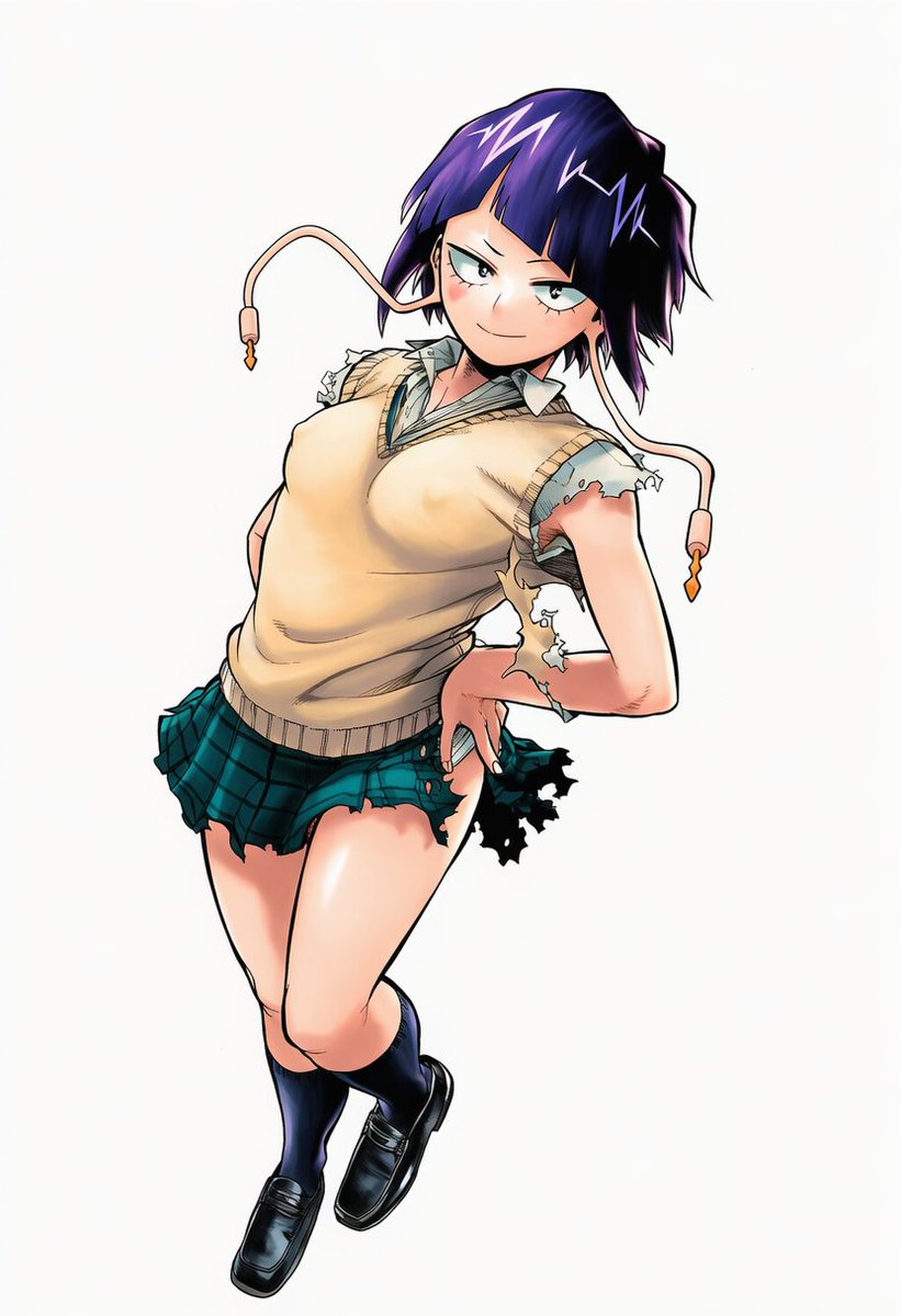 Himatubushobsab's tweet photo. 耳郎響香/Kyouka Jirou [僕のヒーローアカデミア]  
SFW illustration  
#AIイラスト https://t.co/cWmA401Ki8
