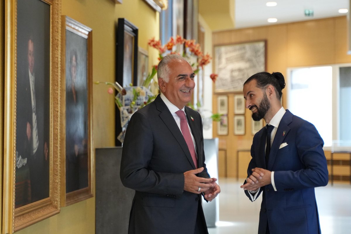 PahlaviReza's tweet photo. I want to thank the Committee on Foreign Affairs of the Dutch House of Representatives for inviting me to speak today on behalf of millions of my compatriots fighting for liberty, justice, and democracy. 

I am grateful to the Dutch police and parliamentary security services for their professionalism, assistance, and protection.

My heartfelt thanks also go to our Iranian compatriots who gathered respectfully outside Parliament to stand with the people of Iran.

The message I brought to The Hague was simple: the plight of the Iranian people must become the driving focus of international policy on Iran. Empowering them, not emboldening this regime, will bring lasting peace and stability.