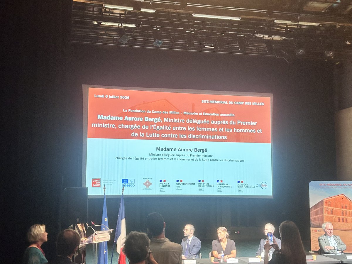 p_lecorche's tweet photo. Avec Aurore Bergé, au Camp des Milles.

Les discriminations ne commencent pas à l'âge adulte. La lutte contre les discriminations non plus. C'est dès l'enfance que se construit l'égalité. https://t.co/9u4nrnmTzQ