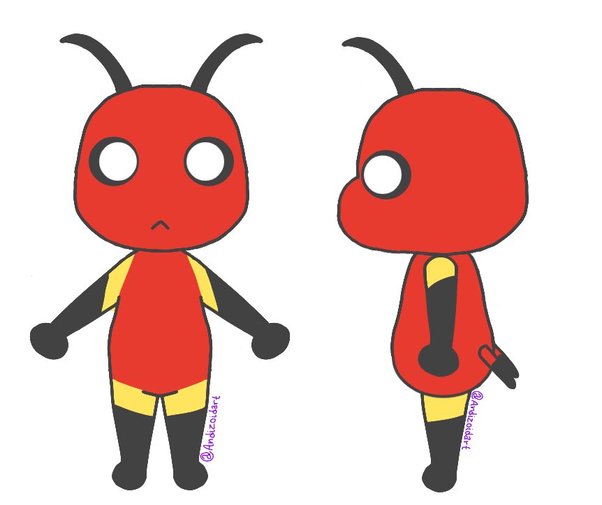 Andizoidart's tweet photo. Day 8 of designing Random Animals for Animal Hospital - Red Goldenrod Aphid

#animalhospitalroblox https://t.co/qCT7MEvOjR