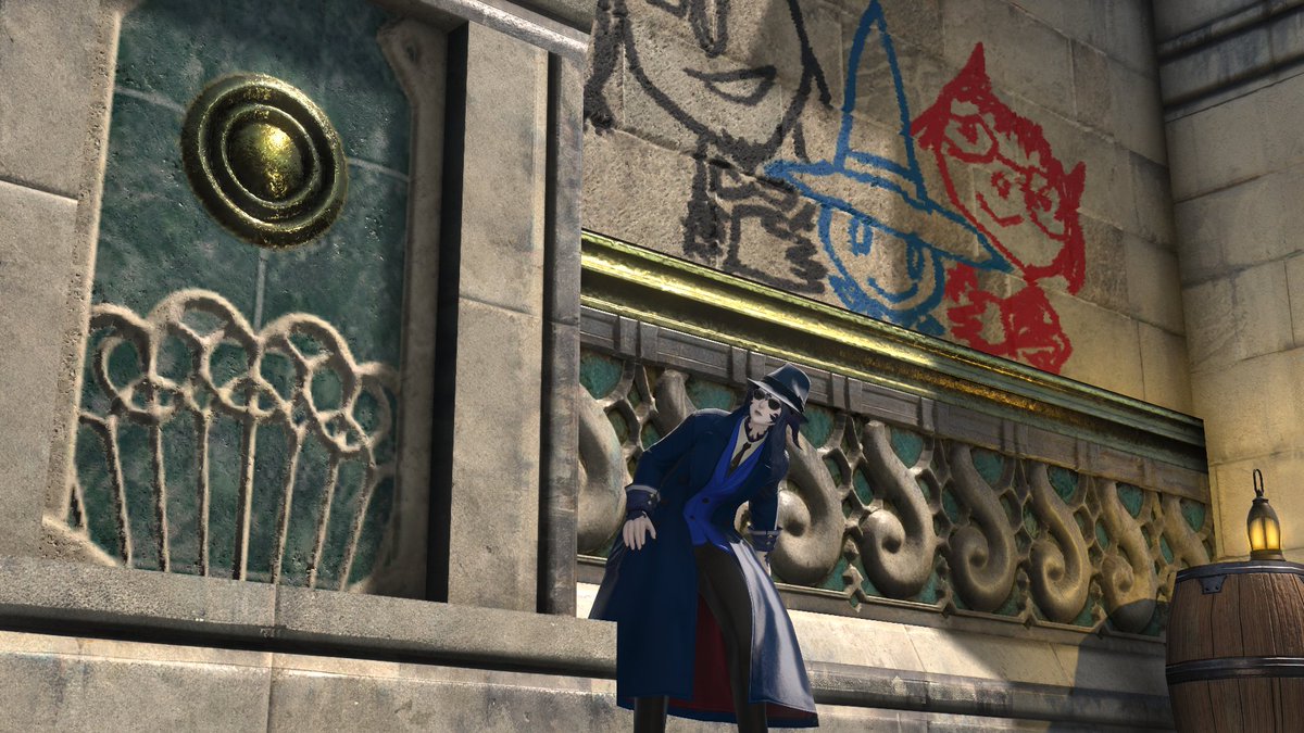 HaruMegami's tweet photo. A very merry #ModlessMonday from your local (wannabe) Inspector Extraordinaire! 😎🔎

[ #GPOSERS | #AuRa | #EorzeaPhotos | #春Gpose ] https://t.co/UMrQRR8L2v