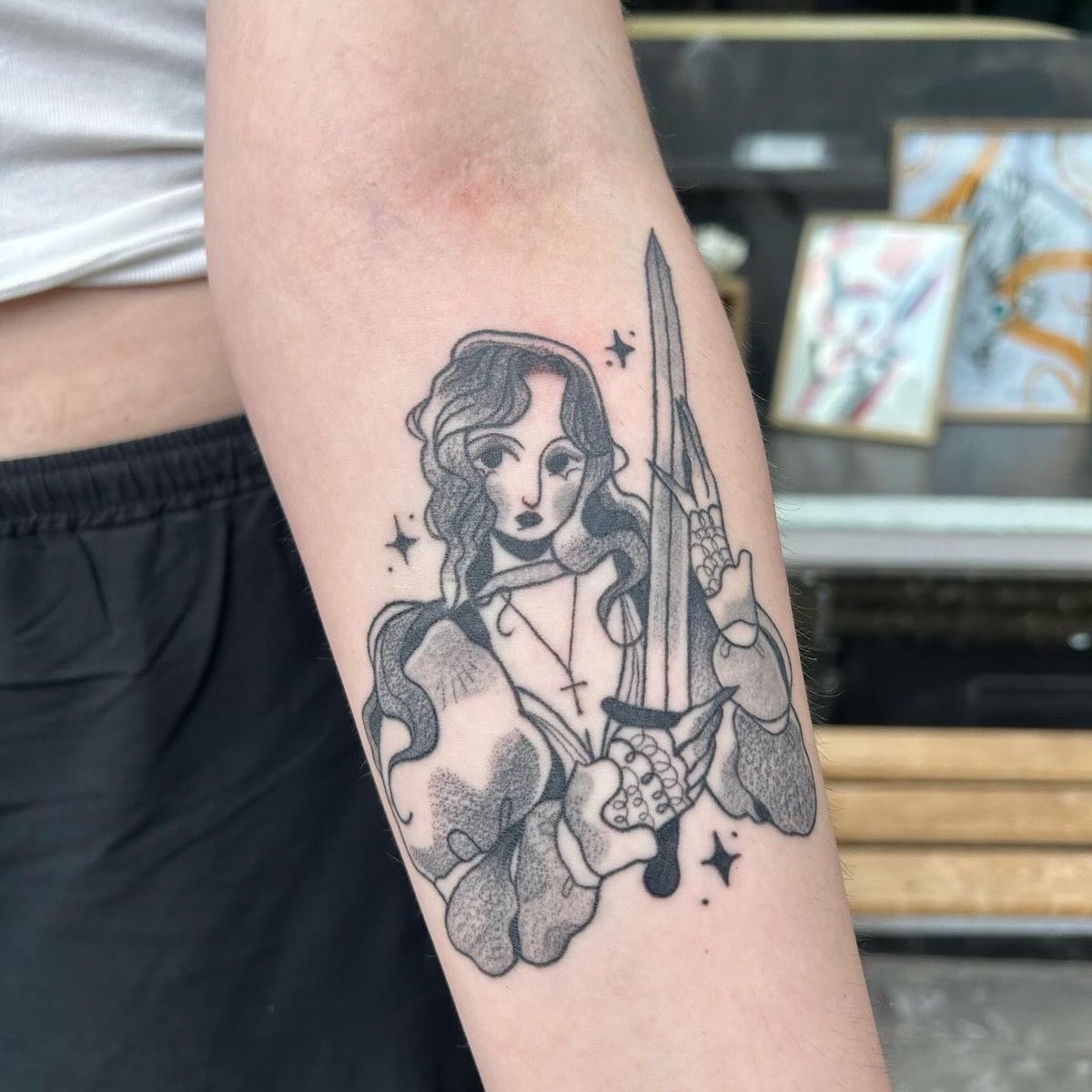 glusong's tweet photo. i need a chappell roan tattoo so bad https://t.co/Nv3EOrtIck