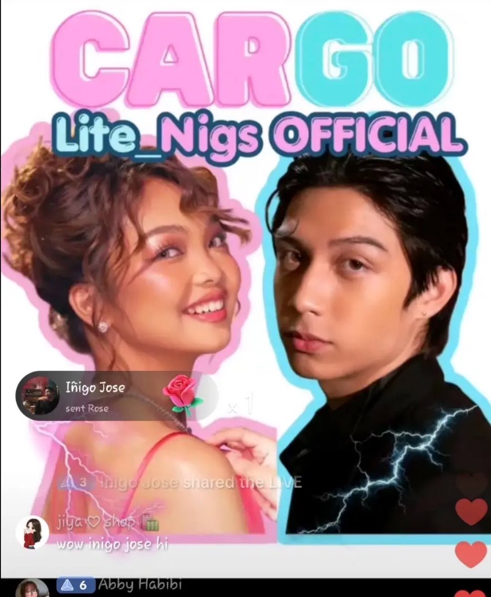 cargo_lite_nigs's tweet photo. July 6: Nigs dropped by and sent🌹during the CarGo LN Official LIVE on TIKTOK. 

This simple act of kindness is enough for us, for being consistent and genuine. Thank you Mr. Consistent 👌🩵🩷

#CLNOfficial #CarGo #CarmelleCollado #IñigoJose https://t.co/1HF2dtkEoM