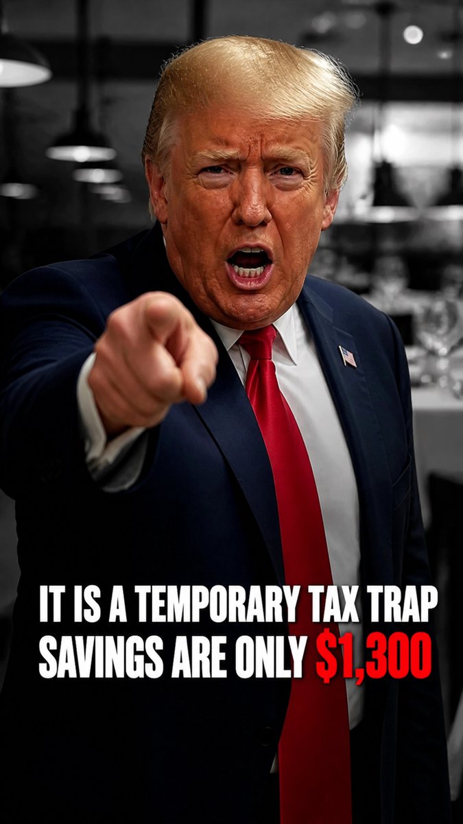 catsagainstgop's tweet photo. TRUMP’S TIP PROMISE IS A HOLLOW GIMMICK. This 2025-2028 trap excludes service charges and still taxes your payroll. IRS data shows only 3.5M workers saved $1,300, not $7,000. Stop falling for his scams. #TaxScam #WorkingFamilies https://t.co/rp3KwB32QJ
