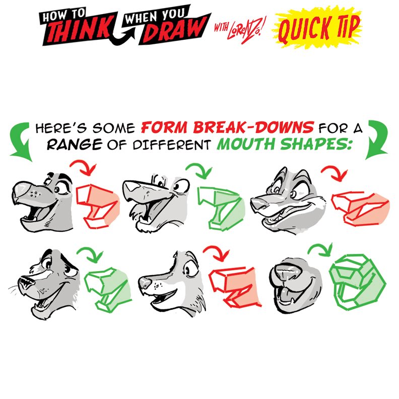 EtheringtonBros's tweet photo. SNOUTS! To get the FREE monthly How to THINK When You draw digital MAGAZINE, (including NEW tutorials, a YEAR before they appear online) just tap the link in the bio HERE:  @etheringtonbros 
#anime #manga #comicart #conceptart #gamedev https://t.co/teR4JKsmmX