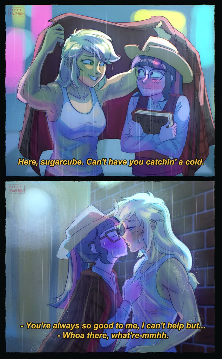 PixelPubPH's tweet photo. Chivalry is not dead. It's alive and oblivious as ever.
.
.
.
#twijack #mlp #scitwi #applejack #twilightsparkle https://t.co/4tQEX4foDJ
