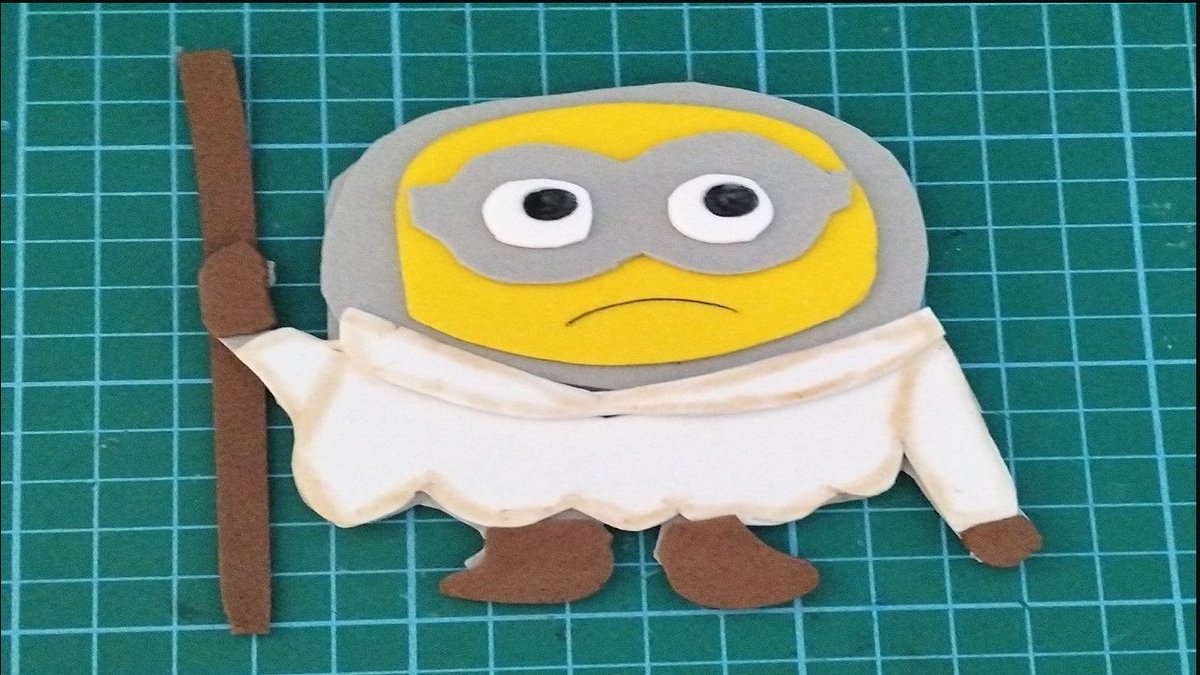 DIY_MANUALIDAD's tweet photo. Nuevo video en el canal, en la semana especial de Minions y Monstruos, hoy es el turno de Bob https://t.co/2P7jyX2sMf