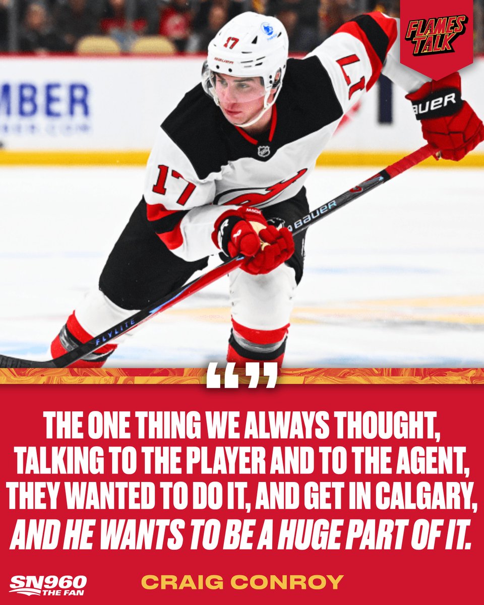 Sportsnet960's tweet photo. Pen to paper for Nemec! ✍️

#Flames GM Craig Conroy joined @Fan960Steinberg and @Fan960Logan on Flames Talk to discuss how Simon Nemec's first contract with Calgary came together!

LISTEN: https://t.co/mrxCtqbNEP https://t.co/qig0kLzTV0
