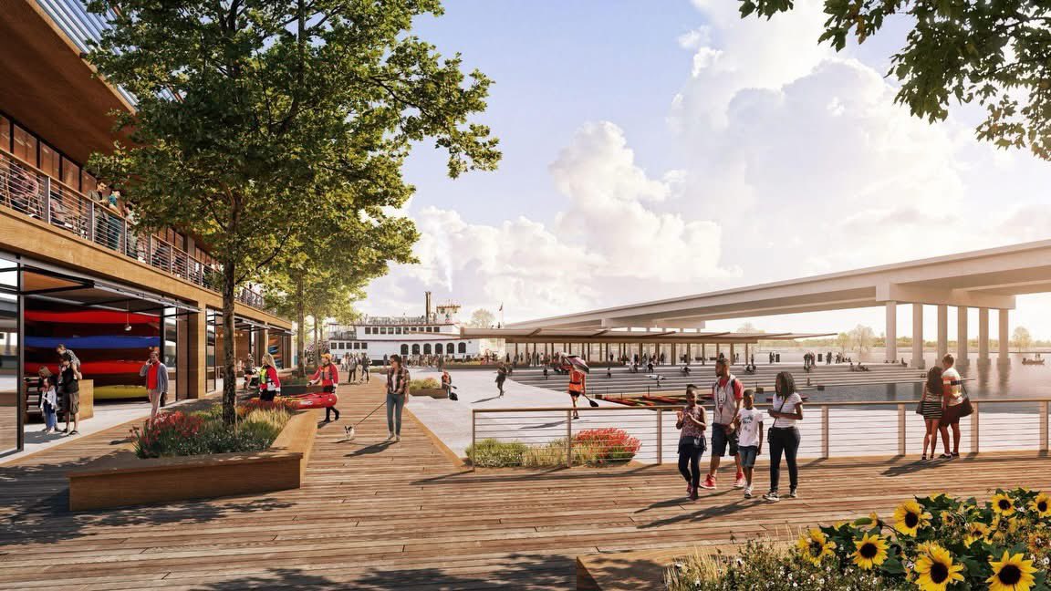 FrankScottJr's tweet photo. Big announcement 8:45am tomorrow about Downtown Little Rock’s next great public space taking shape! 10:00am - 12:00pm community celebration and activations.  Let’s go! #30CrossingPark #DowtownLittleRock #GrowingForwardLR https://t.co/hbBs2r8jad
