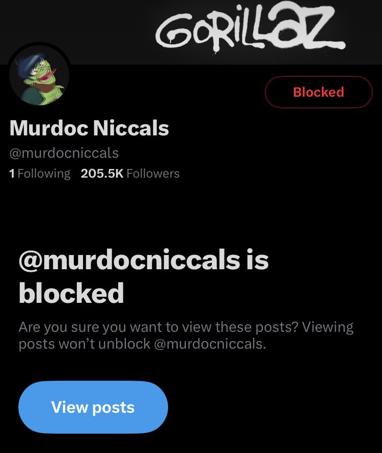 yuriyaoipilled's tweet photo. mexico lost last night so I blocked murdoc niccals https://t.co/6DZWstbpN2