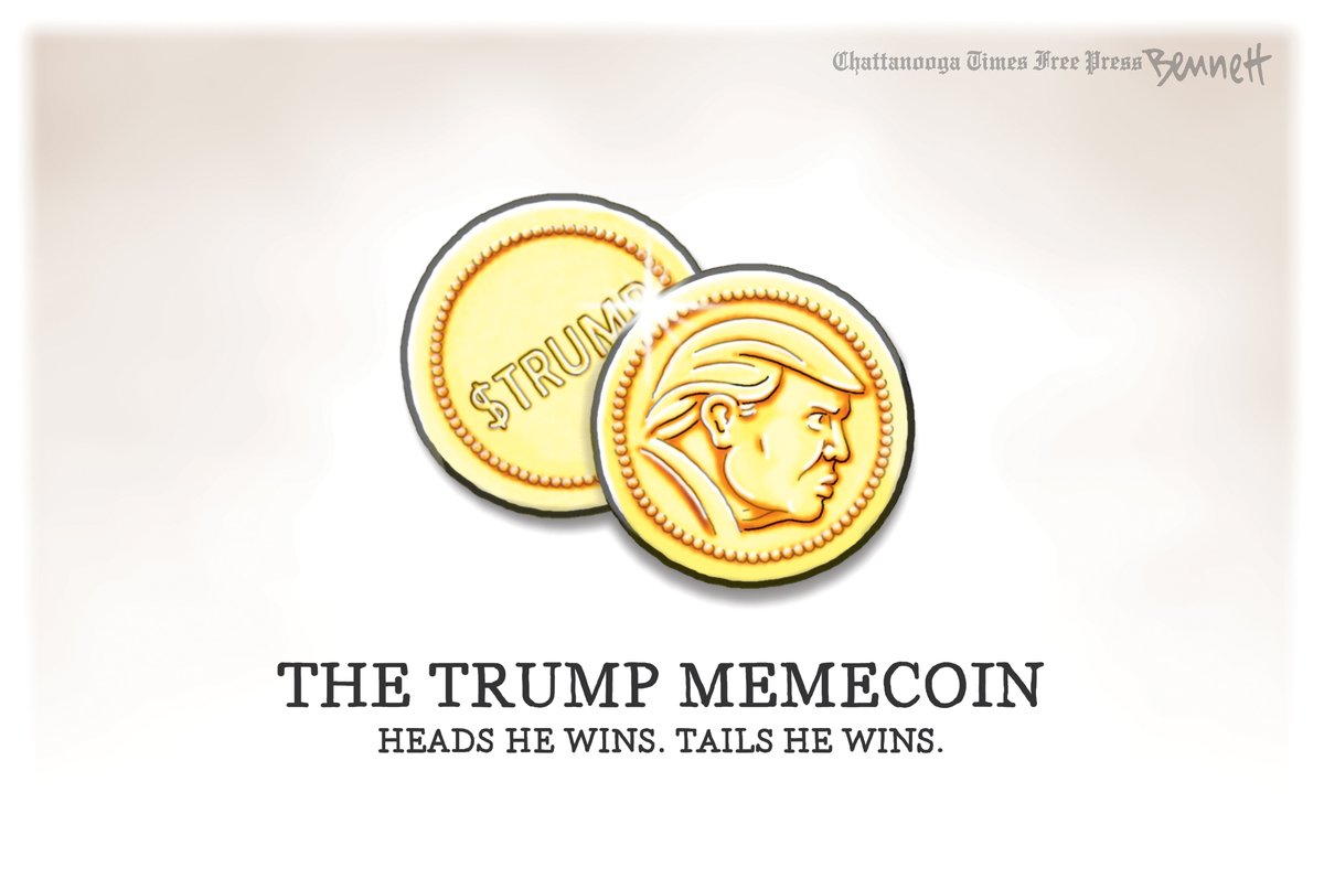 ablueview's tweet photo. NYT: "Nearly a Million Investors Lost a Total of $3.8 Billion on Trump Crypto Coin" #ABlueView 🧵1/2

https://t.co/Oe41ryThAm

#TrumpCrimeFamily #TrumpIsAGrifter https://t.co/e9qfmlEcGX