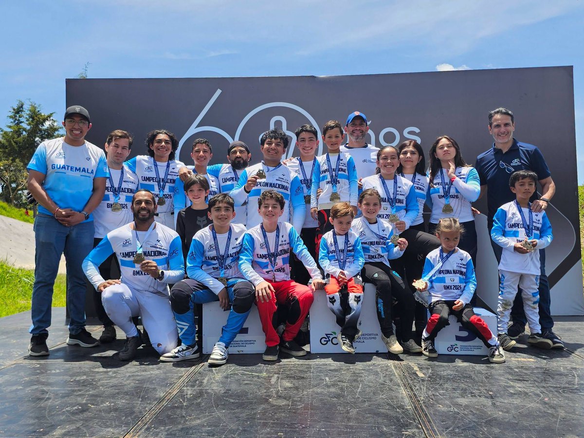 hechoengt's tweet photo. Sergio Marroquín y María Isabel Méndez, nuevos campeones nacionales de BMX Élite 2026 🚲🇬🇹

Conoce esta y otras historias en nuestra edición #042.
👉️ https://t.co/8xHa1Nsz9c https://t.co/txXszMtt4C