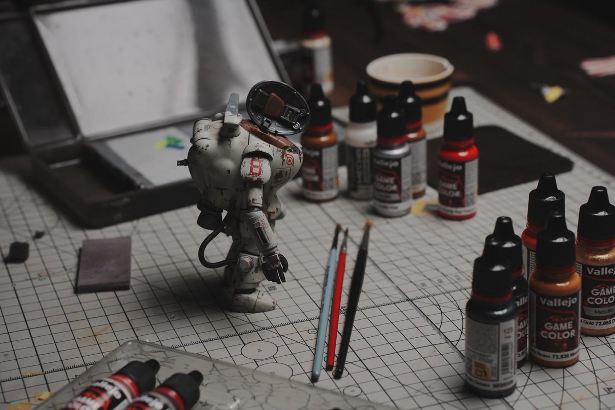 SlCat_gunpla's tweet photo. Superball wip https://t.co/U6WwxvQn17
