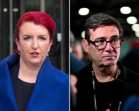 HerdImmunity12's tweet photo. News🇬🇧🤡: In the UK, the establishment are throwing Reform Leader Farage to the wolves for taking money from a convicted fraudster, BEFORE he entered Parliament as an MP.

PM in waiting, Fabian Society Andy Burnham is reportedly recruiting a convicted fraudster and fellow Fabian, Louise Haigh, as his Deputy Labour PM. 

Radio silence from the MSM on mobile phone fraudster Haigh coming back into a UK Governmental top job.
