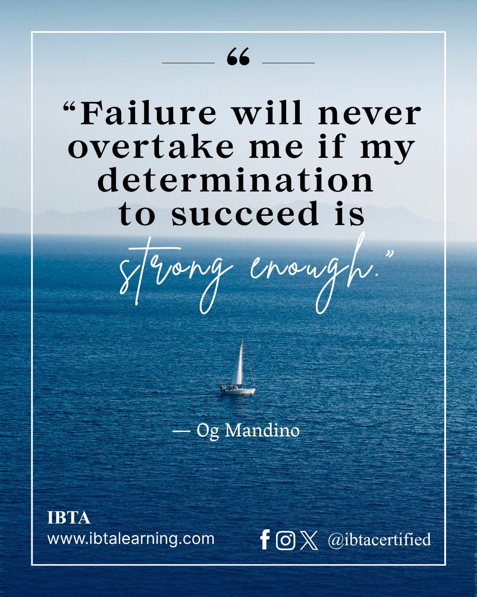 ibta_social's tweet photo. #motivation #inspiration #dedication #determination #ambition #aspirations #goals #dreams #plans #growth #success #business #entrepreneurship #ability #attitude #makeitwork #makeithappen #passion #career #professional #doit #goforit #workforit https://t.co/XYJdV2bZya