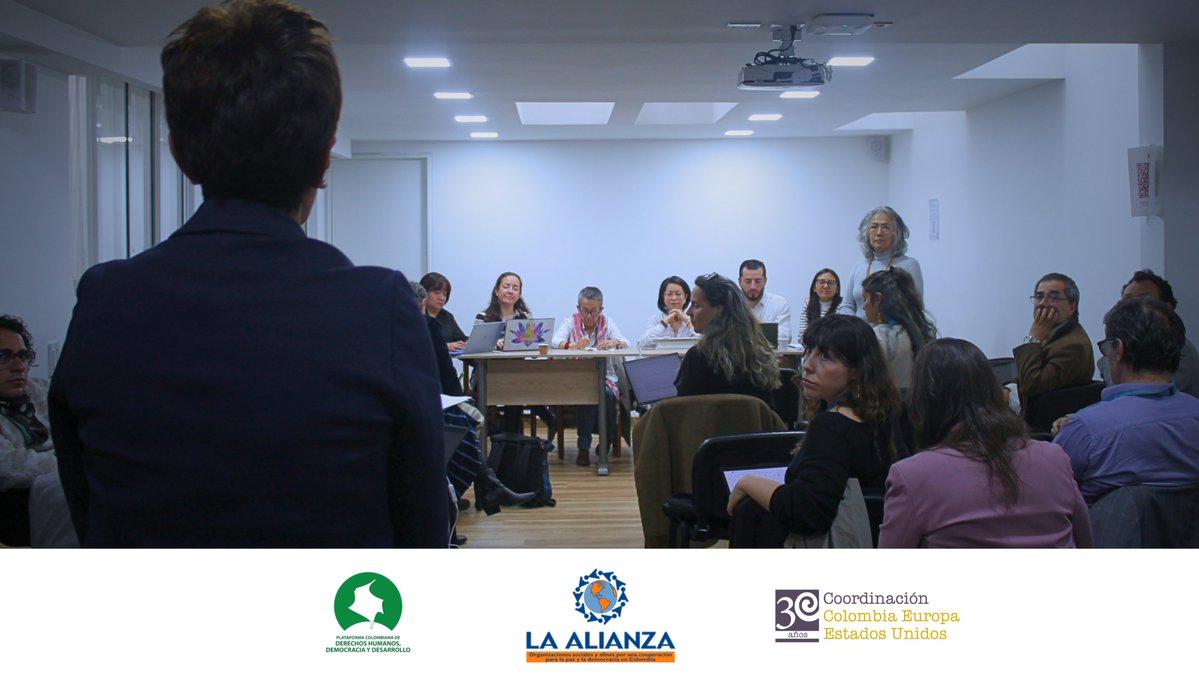 coeuropa's tweet photo. ⚖️ El espacio permitió reiterar la necesidad de mantener acompañamiento por parte de la comunidad internacional a la sociedad civil para proteger las garantías democráticas, respaldar la implementación de la paz y fortalecer la defensa de los DDHH en los próximos años. https://t.co/KKVUTZZrWN