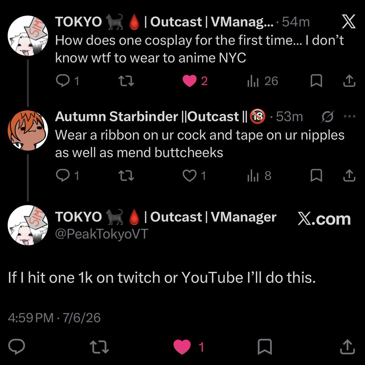 Autumn Starbinder ||Outcast ||🔞 tweet media