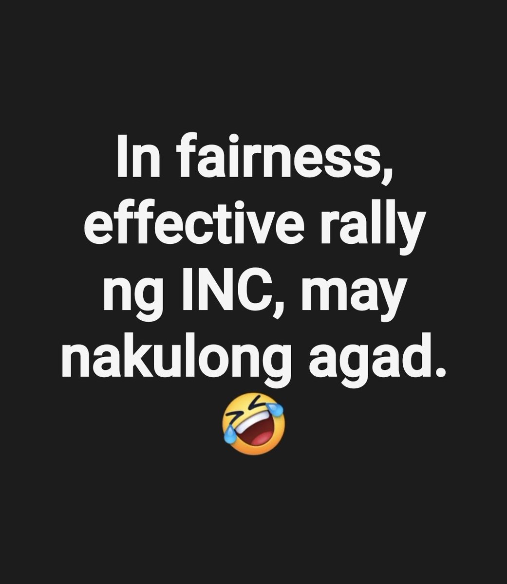 Homeboy56581258's tweet photo. Sige rally pa uli kulto boys https://t.co/HT5TydUCz8