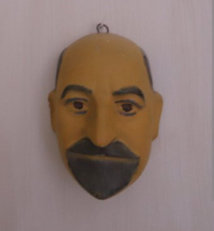 commie_zombie's tweet photo. Here's the howard lutnick mask hanging at Jeffrey Epstein's rape island. https://t.co/wm8dniR5Ty