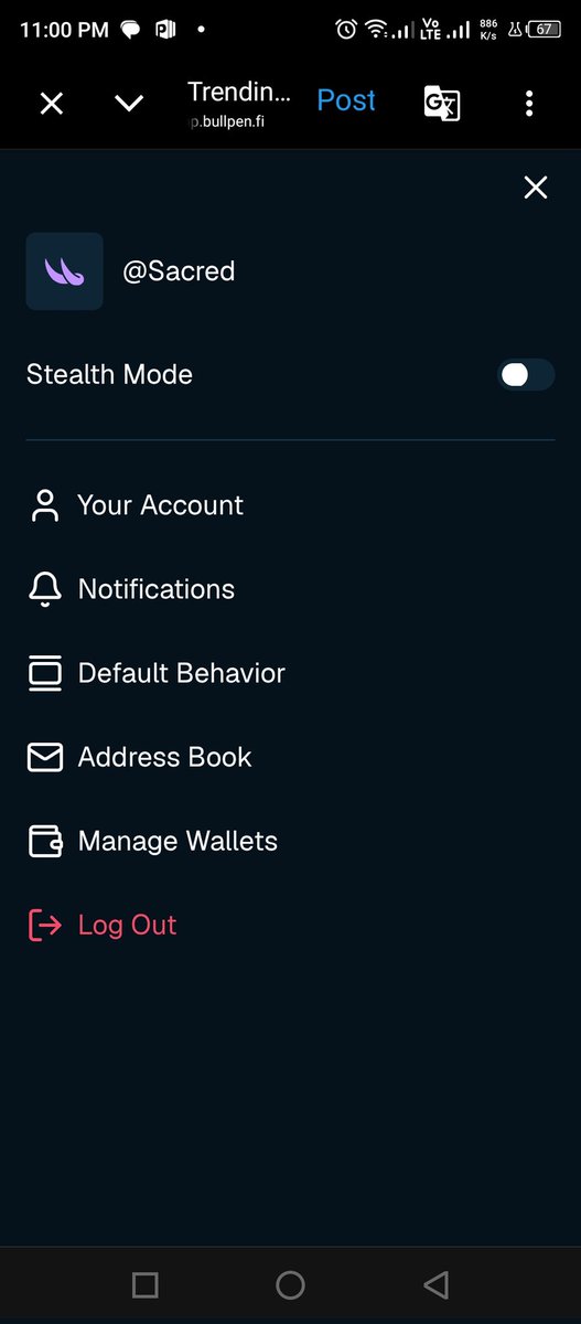 sol_sacred's tweet photo. @oryxonchain @BullpenFi Done ✅ 

Thank you https://t.co/5bZfkoPNyM