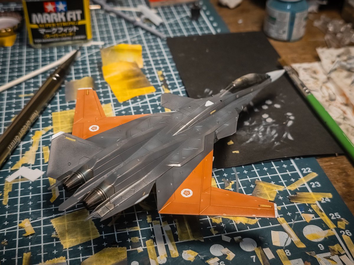 KekszPixel's tweet photo. WIP X-02S Mihaly #144スケモ #144scale #acecombat https://t.co/rjjzpfbTLk