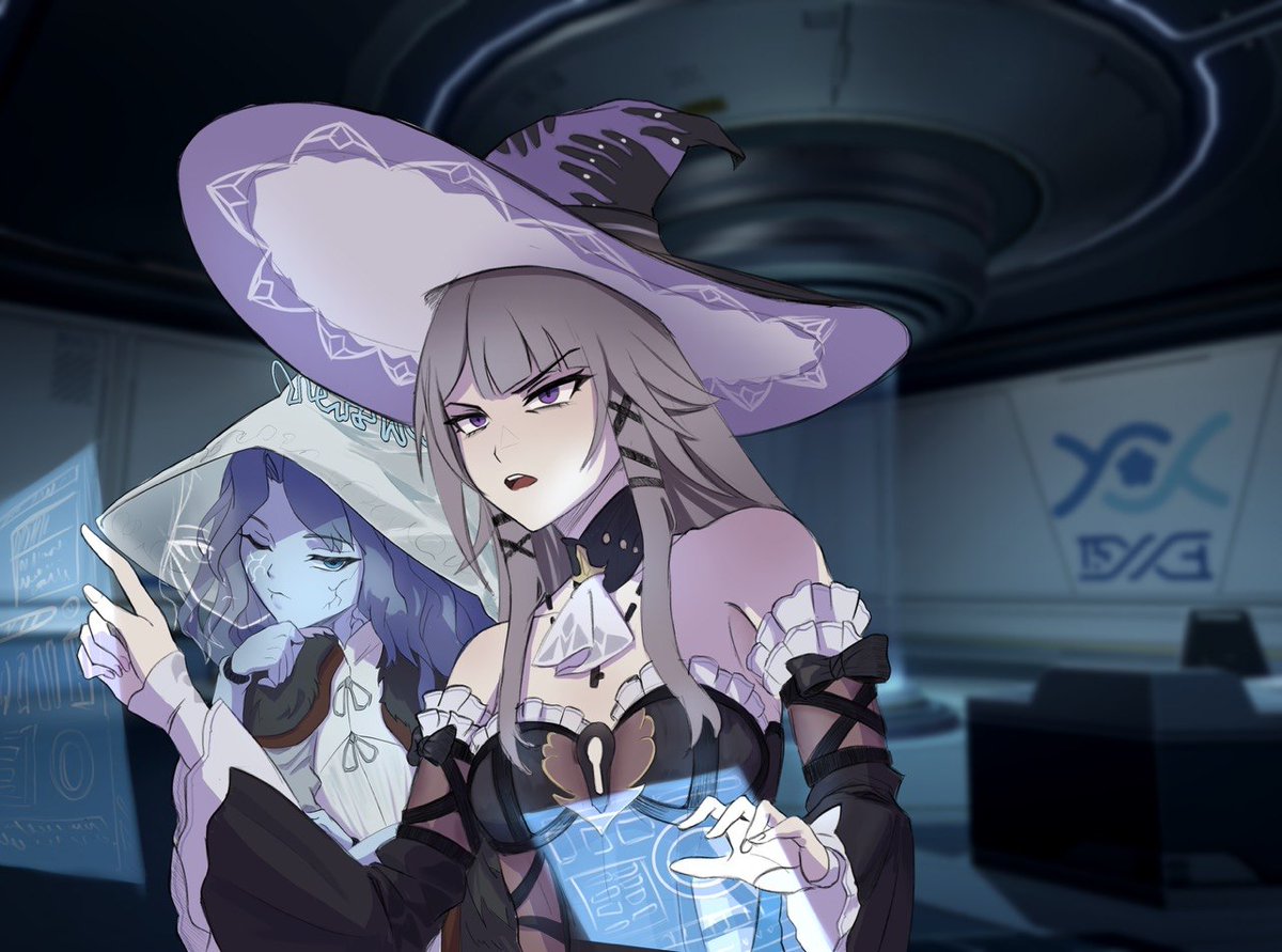devoskare's tweet photo. "The Big Hat" is a pinnacle of character design #hsr #HonkaiStarRail #eldenring #herta #ranni https://t.co/PBfl37RLkd