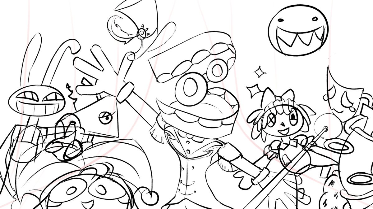 klo_ick's tweet photo. Turned a random doodle to a possible idea (WIP) #tadc #TADCㅤ https://t.co/EyOgHQZNfX
