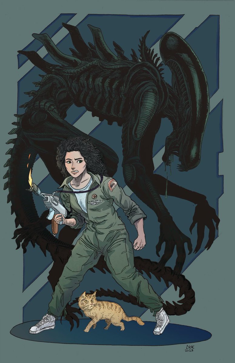 Alien_Theory's tweet photo. Art by Cristian Cabral https://t.co/58Q3OAmVnr