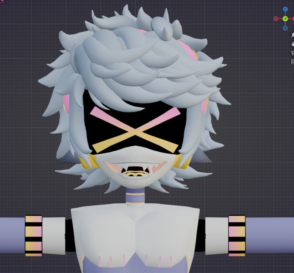 SD_F111's tweet photo. Niko N model update!
Expressions and shapekeys done! The blender wizard cooked up some DELICIOUS looks for you.
Which means....unity work has begun. We are getting closer to the finish line!
#mdtwt #MDPanicAu #vrchat #serialdesignationN https://t.co/EnbGnmLNHr