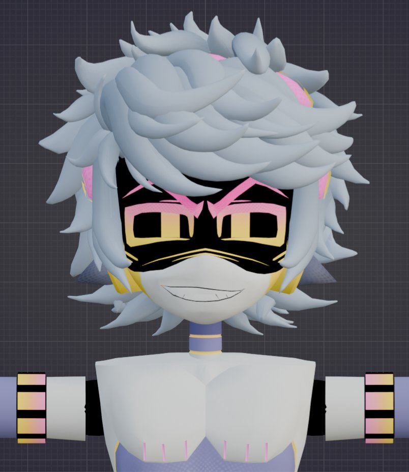 SD_F111's tweet photo. Niko N model update!
Expressions and shapekeys done! The blender wizard cooked up some DELICIOUS looks for you.
Which means....unity work has begun. We are getting closer to the finish line!
#mdtwt #MDPanicAu #vrchat #serialdesignationN https://t.co/EnbGnmLNHr