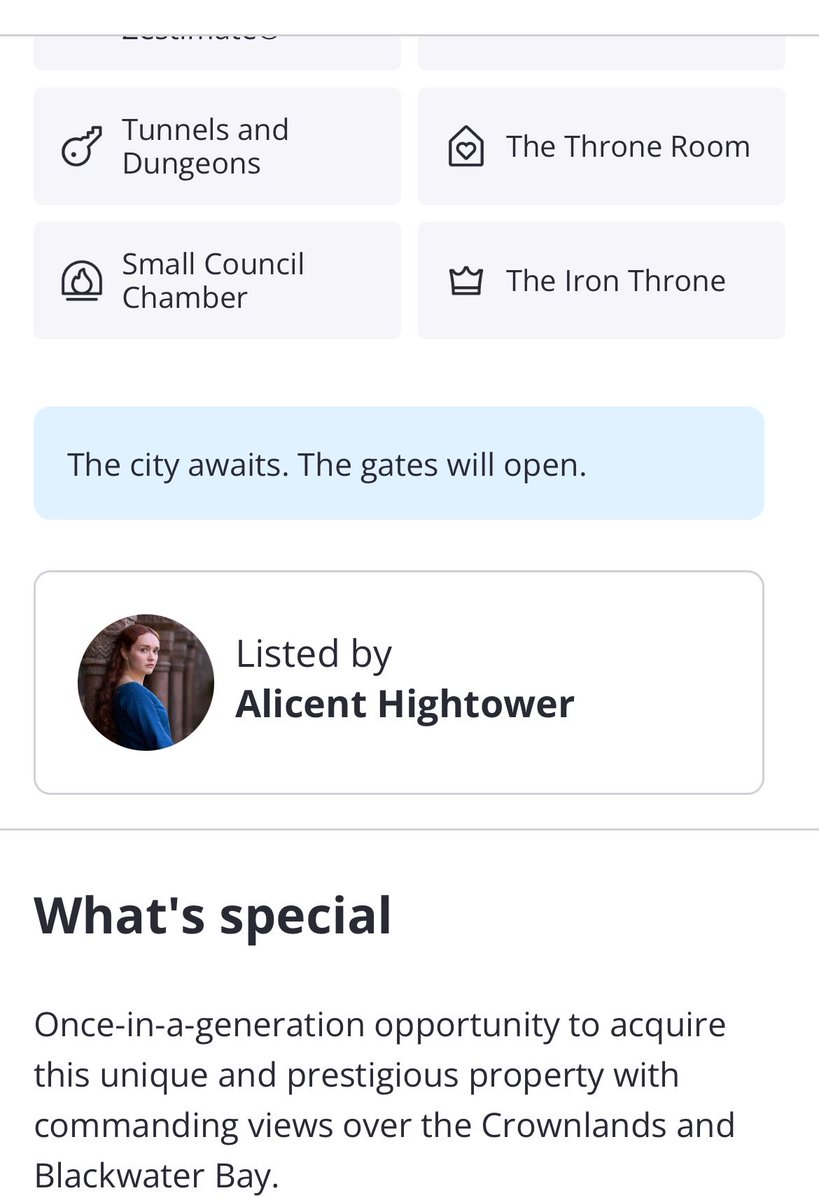 ellipsixm's tweet photo. This entire listing is just an elaborate attempt from alicent to flirt with rhaenyra https://t.co/dyFzjZdn0M