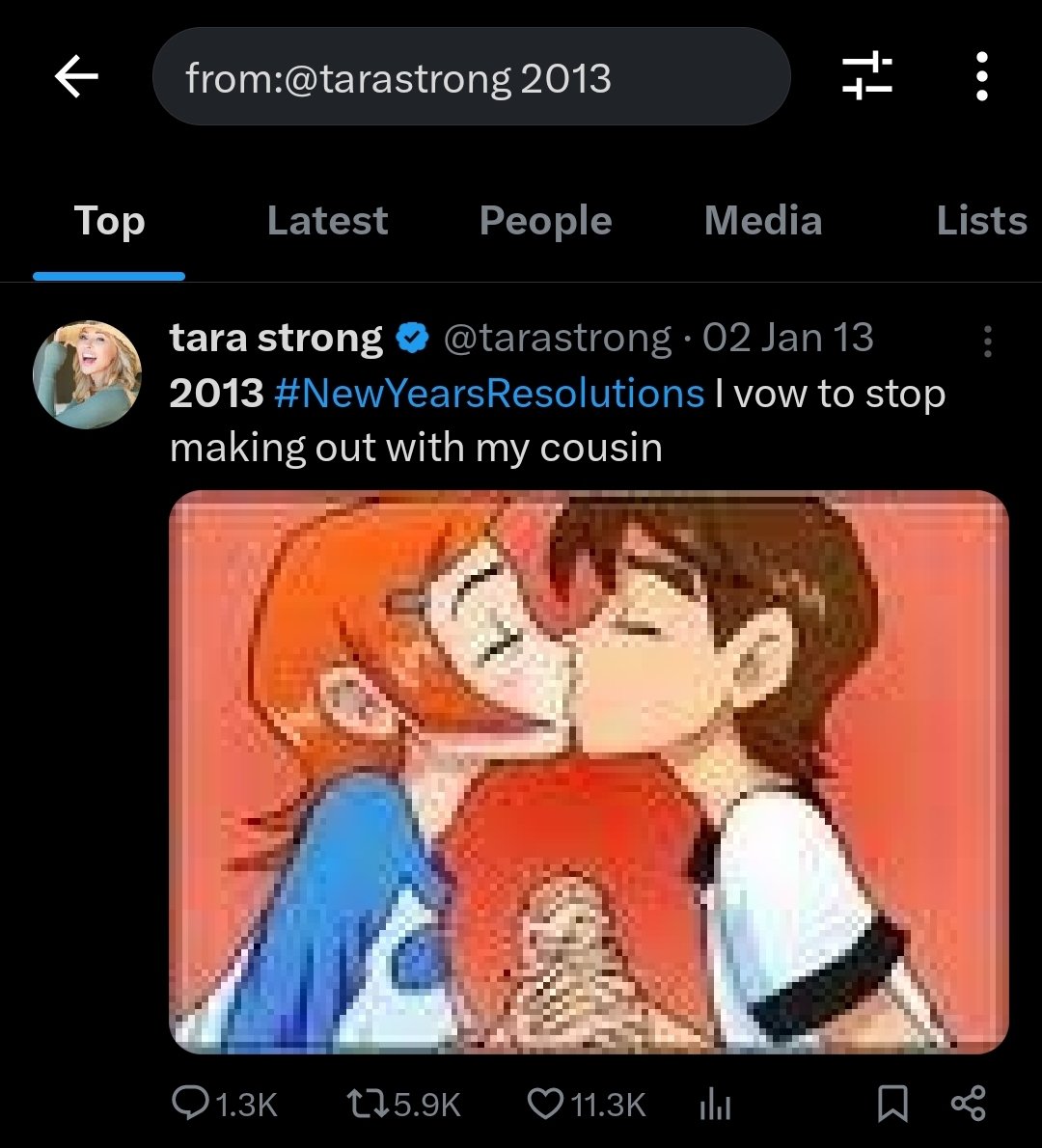 Uravity98114's tweet photo. This and that infamous Gwen tennyson tweet are what I'd consider top 10 Tara strong moments of all time.. https://t.co/OtIuNFZdcI