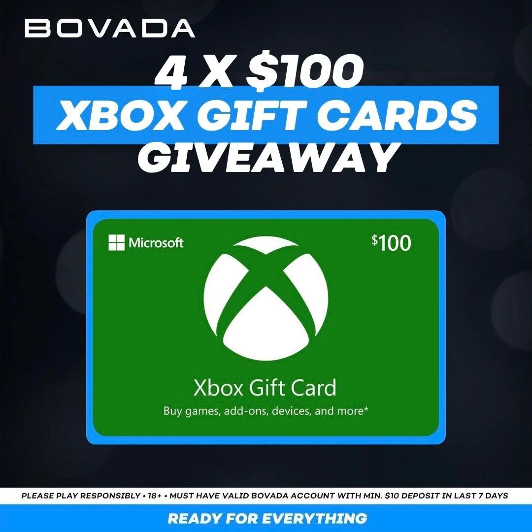 Bovada_Casino's tweet photo. We’ve got 4x$100 Xbox Gift Cards up for grabs to celebrate The World Cup! 🏆 🎮

To enter: 
- 🔁 + Follow @Bovada_Casino 
- Drop a ⚽️ in the comments

Four winners will be selected and DM’d at random within the next 72 hours! ⏳

Terms: https://t.co/cYiAglU6F6

You must be based in the USA 🇺🇸