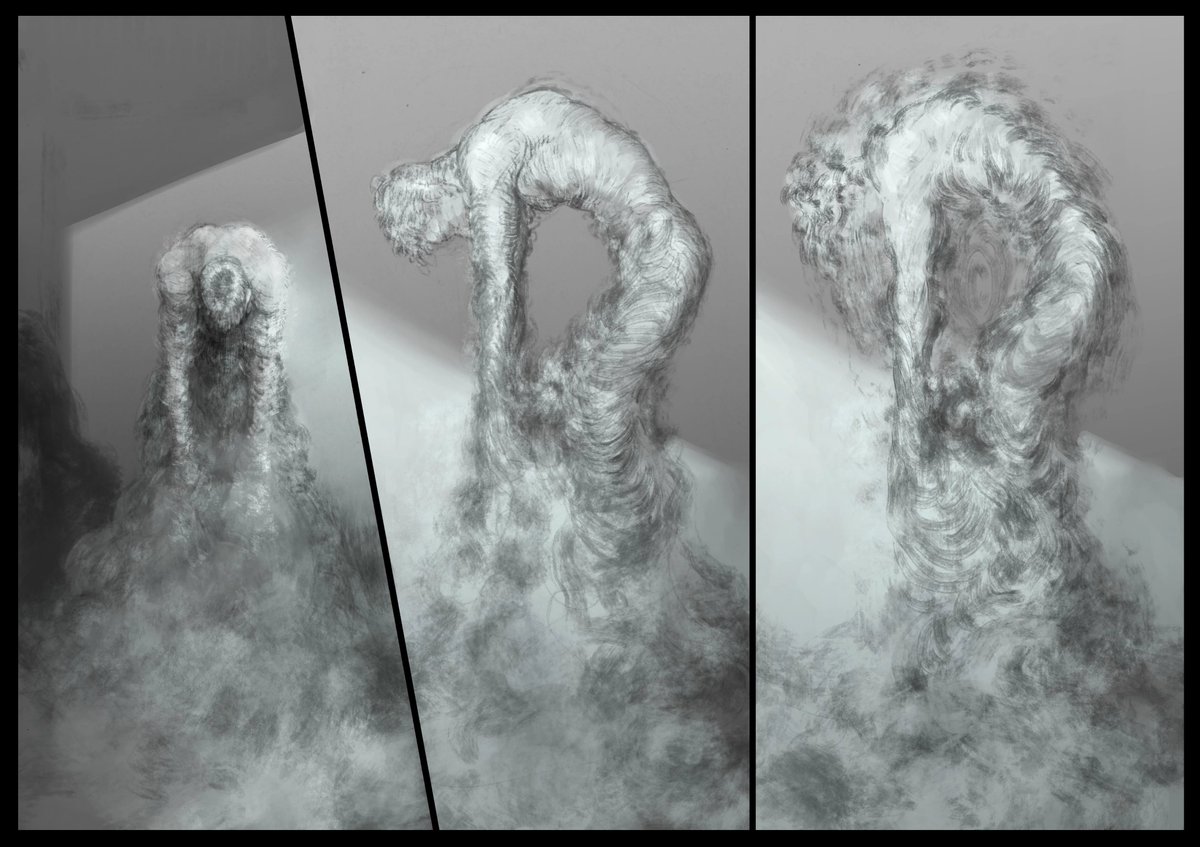 14_kaiju's tweet photo. Concept art for Netflix's ‘Human Vapor’ series https://t.co/LlJ706U1FW
