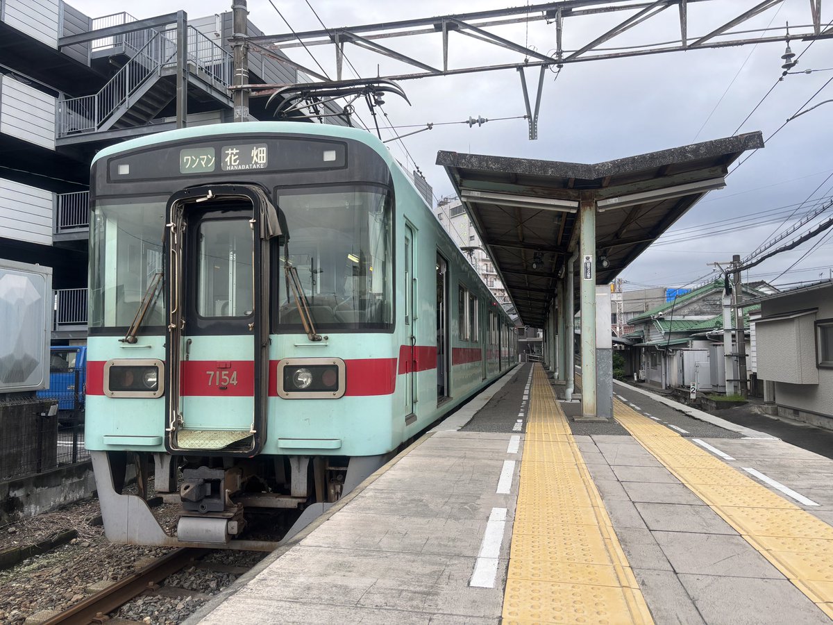 N7154F's tweet photo. 1週間連続朝の乗車電が7050なのはマジですごいと思う^_^ https://t.co/tPCvO0GAEg