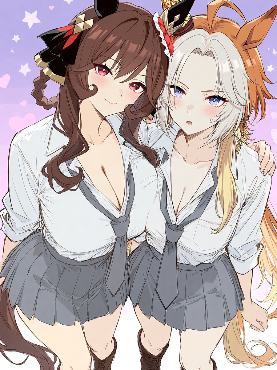 heiissio's tweet photo. 三冠勢の七夕の記念
 #umamusume
 #ジェンティルドンナ  #オルフェーヴル https://t.co/3WnGf6ngZV
