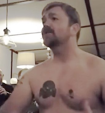 LangmanVince's tweet photo. Pocahontas, Bernie Sanders and the entire Democratic party knew Graham Platner was scumbag with a Natzi tattoo who abused women but he was leading in the polls so they looked the other way because taking over the Senate is all they care about! https://t.co/xgdl4e4d2T