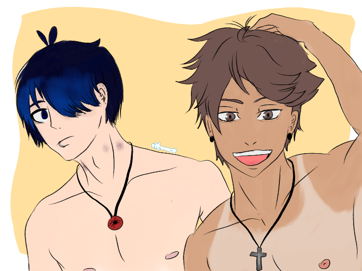 isagioikawaAxel's tweet photo. #Isakawa #Oisagi alt AU !!!
Isagi emo x Oikawa Gyaruo (◍•ᴗ•◍)✧ (designs by me) https://t.co/jEpw1b6rIR