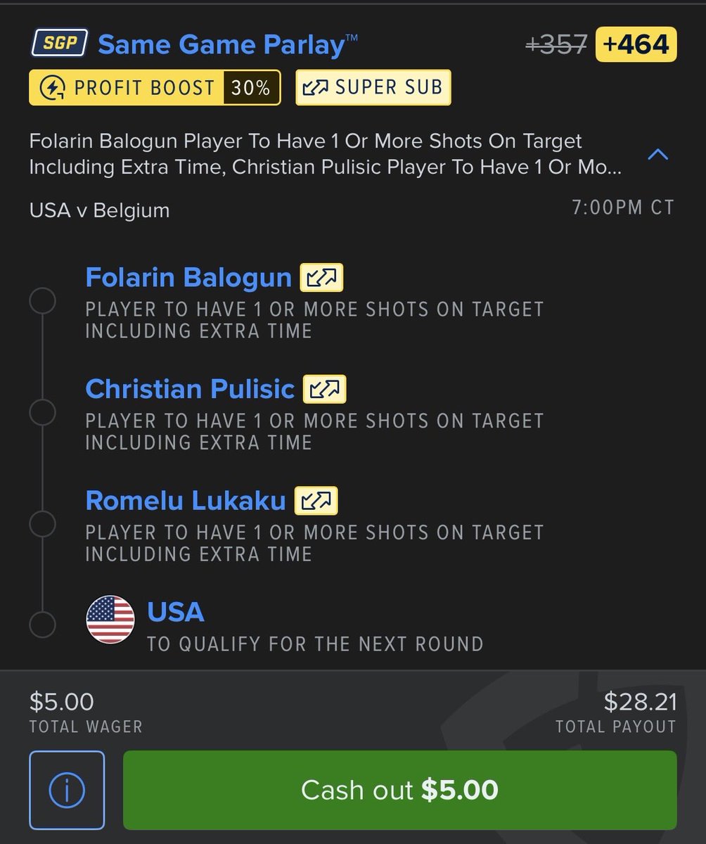 JenSmith19's tweet photo. @FanDuel @FDSportsbook 🇺🇸 https://t.co/e3TTQtKp0d
