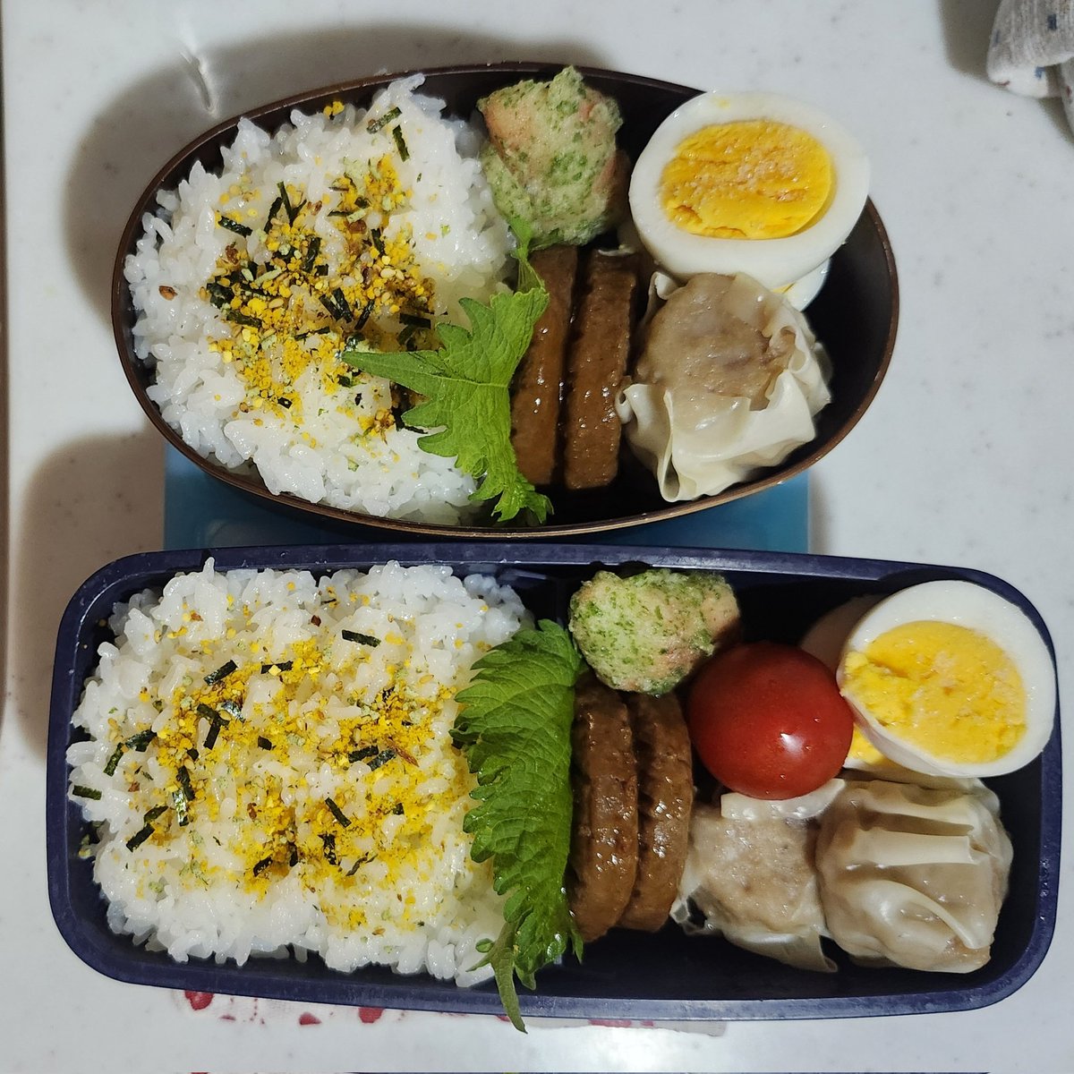 k_panda_m_f's tweet photo. おはようございます😊
今日も お弁当ふたつです
今日は七夕🎋彡です
夜ご飯は、七夕っぽいメニューにしようかな。
今日も一日頑張りましょう
 #お弁当
 #お弁当記録 https://t.co/4BE8e3PkIO