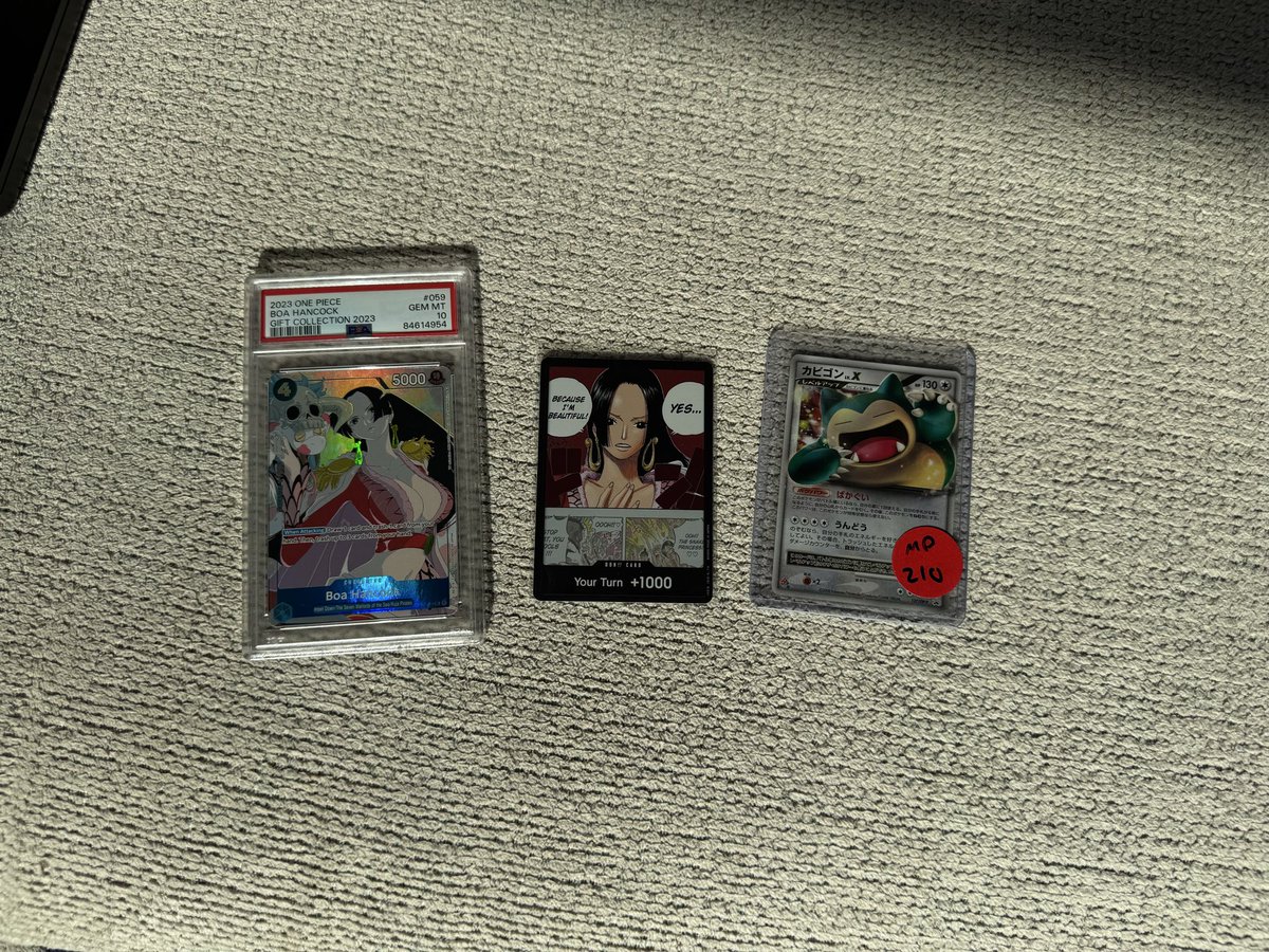 tshor374270's tweet photo. Nice mail day thanks to @Paifinity for the One Piece and @rbkmustang for the Snorlax DP promo! Would 100% vouch for both - great prices, easy to work with, and very well packaged! https://t.co/IdZOCnWYmt