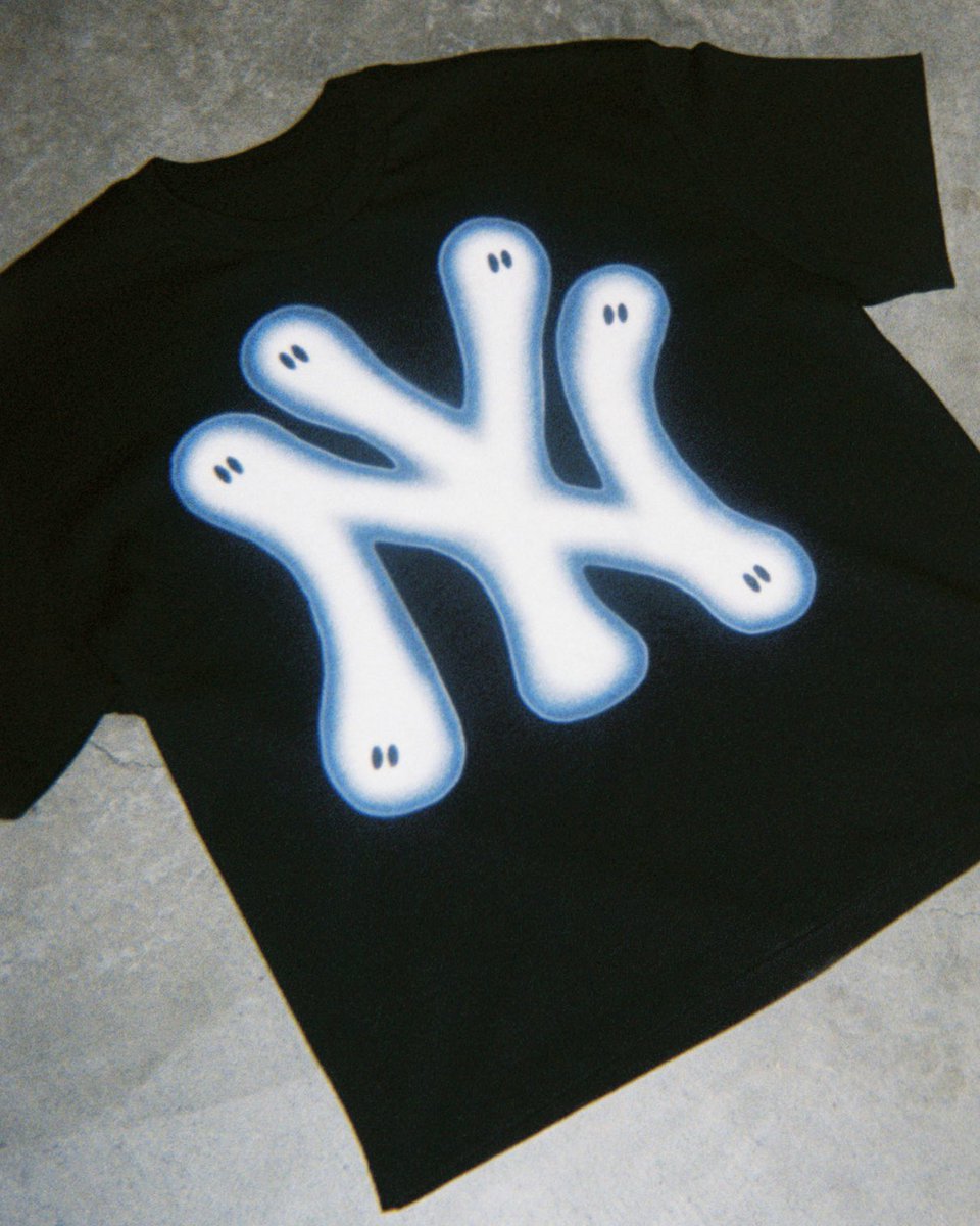 bluboy__'s tweet photo. “NY Ghost Letter Tee” https://t.co/BZJVAzqpse