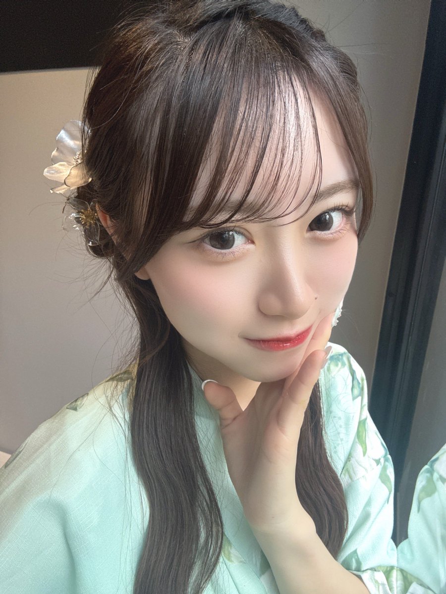 ha_channox's tweet photo. おはちゃ🎐💚浴衣好き？ https://t.co/BCMZa7qlm0