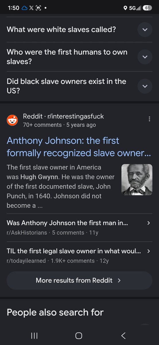 howdawg420's tweet photo. @mike66442 @AntiWokeMemes Very true and they also ignore the Irish slave trade or the first slave owne in America wasn't white https://t.co/OLQXvZANBE