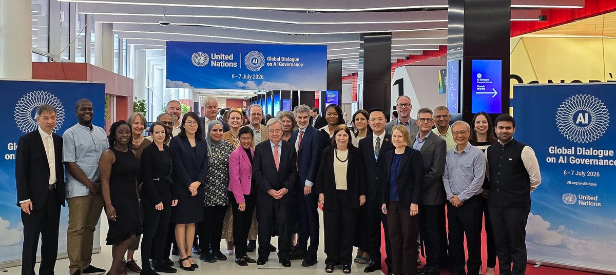 ODET_UN's tweet photo. The Global Dialogue on AI Governance began today with the Independent International Scientific Panel on AI presenting its Preliminary Report to Member States, a shared evidence base from the outset.

Read it: https://t.co/Ue15ZjrLy8
Watch Presentation: https://t.co/qFm89sdKMn https://t.co/ySxi4WYWTU
