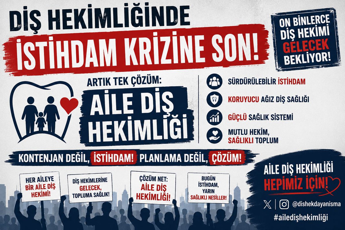 tibbiyelisozluk's tweet photo. Diş hekimleri olarak, Türkiye genelinde çığ gibi büyüyen istihdam krizini, aylardır sesimizi duyuramadığımız atama mağduriyetlerini ve halk sağlığını doğrudan ilgilendiren bu büyük ihmali tüm çıplaklığıyla gözler önüne seriyoruz.
#DişeAtamaYok diyor diş hekimlerimiz @TEKsendika destekliyor