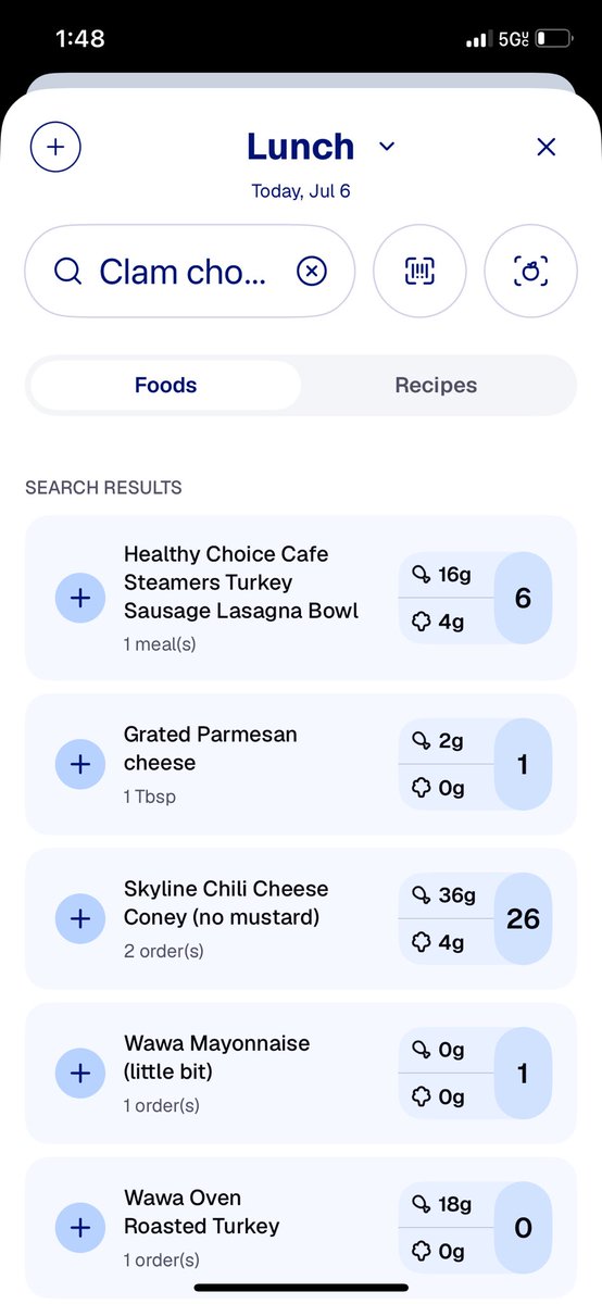 krazyjohnny's tweet photo. If I search Buffalo wings, the top result is “healthy choice cafe steamers…” If I search “Clam Chowder”, the results are the same. Literally nothing works. https://t.co/4J9JNjfKIr